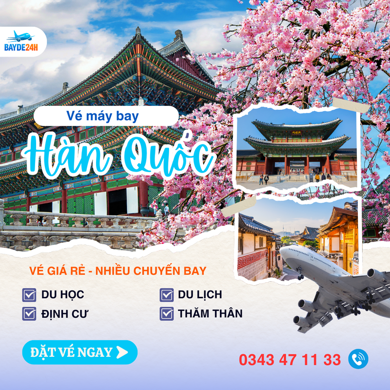 Vé máy bay đi Hàn Quốc