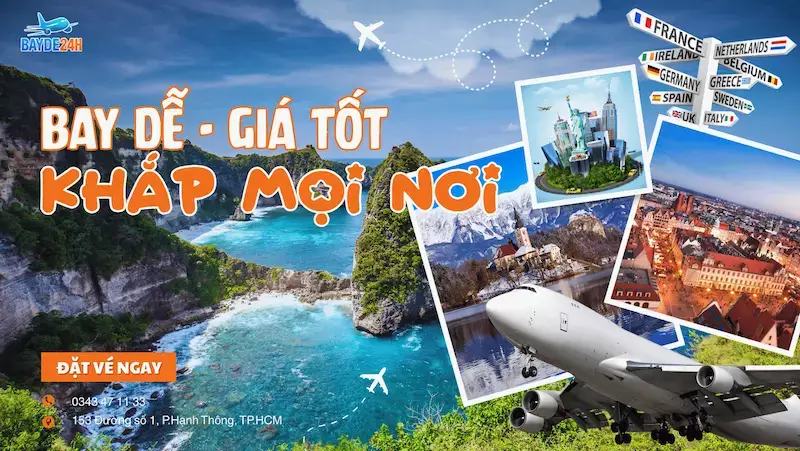 đại lý vé máy bay TP.HCM đi Mỹ